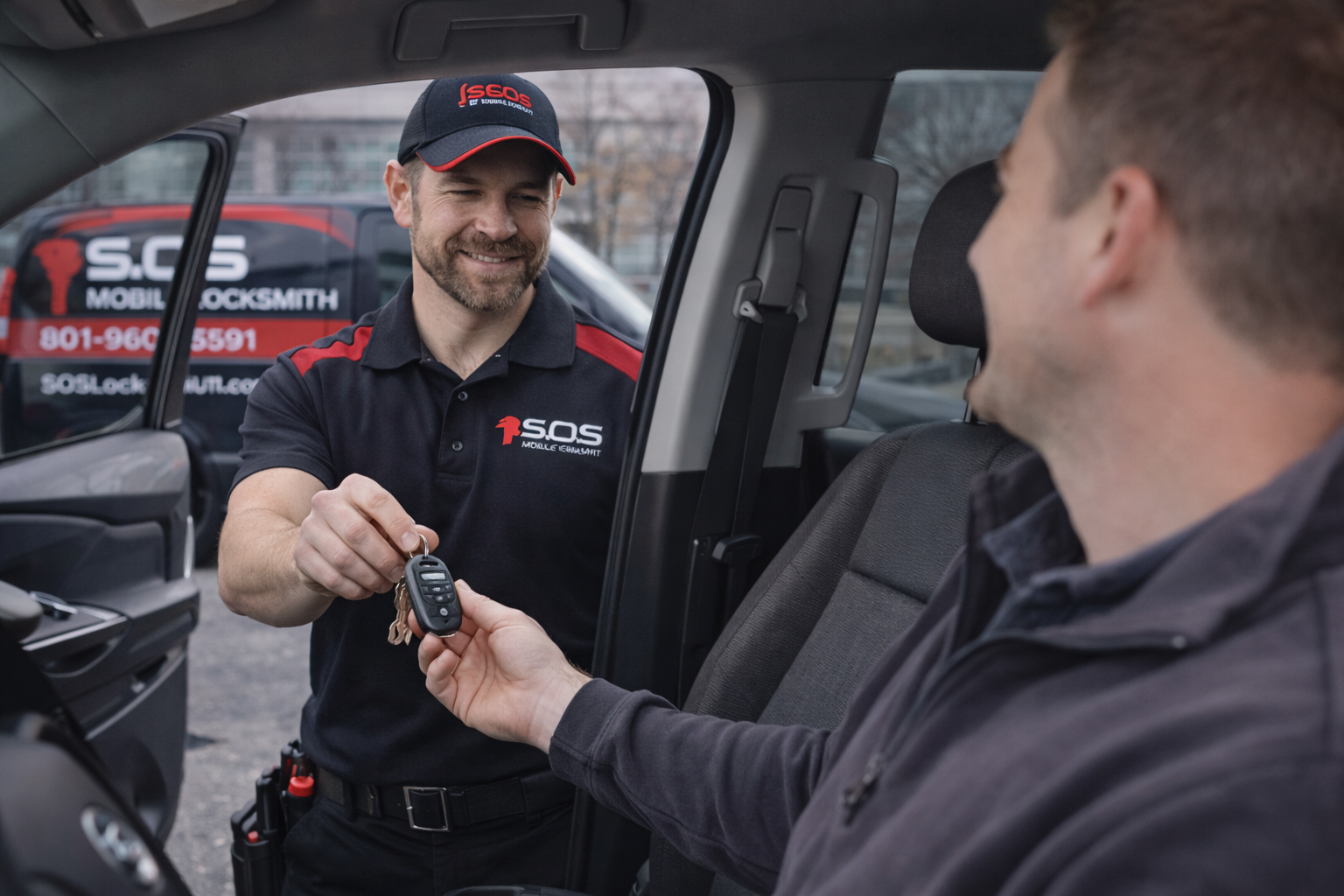 Automotive Key Handover After Successful Service  in Salt Lake City, UT